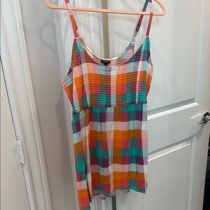 Torrid Orange and Blue Sleeveless Camisole
